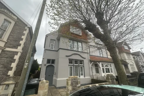 The exterior of a newly refurbished 1 bed property to rent in Weston-super-Mare.